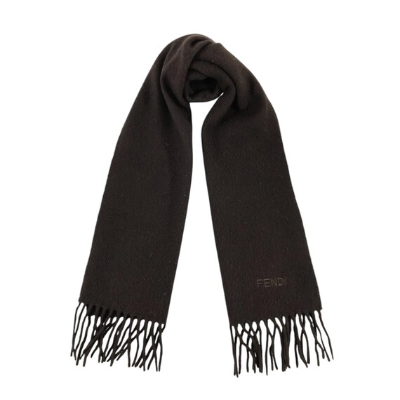 フェンディ FENDI MUFFLER FENDI/Muffler Scarf/BRW/All Over Print/ – 2nd STREET USA