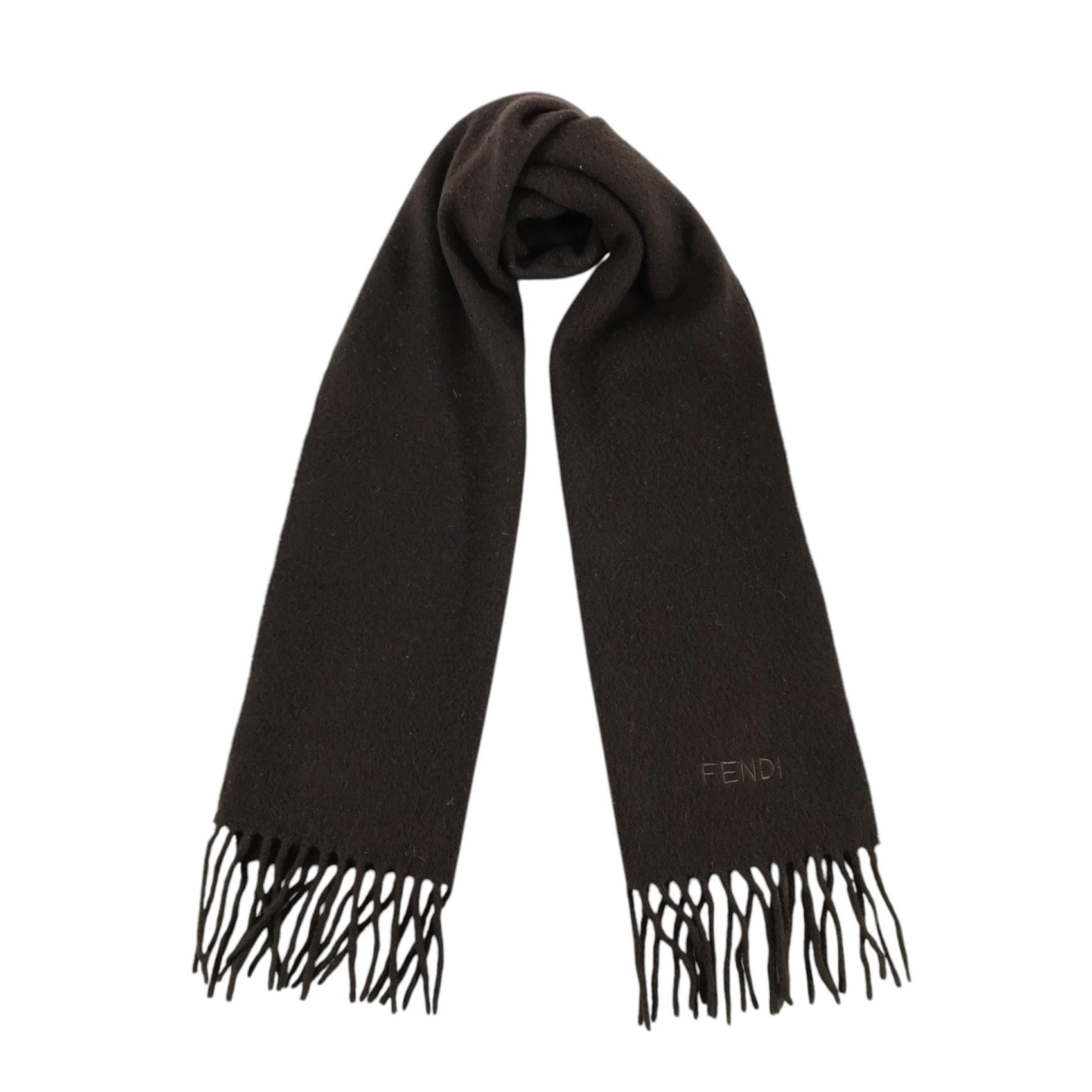 Vintage Fendi Scarf Roma Italia Fendi Wool Scarf Vintage Fendi