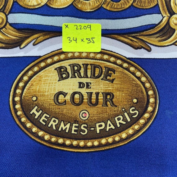 Vintage Hermes Bride De Cour Silk Scarf Vintage Hermes Scarf