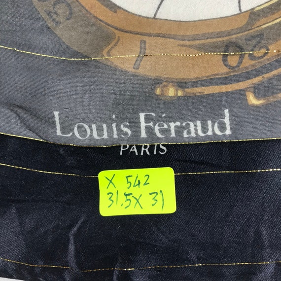 Vintage Louis Feraud Silk Scarf, Louis Feraud Sil… - image 6