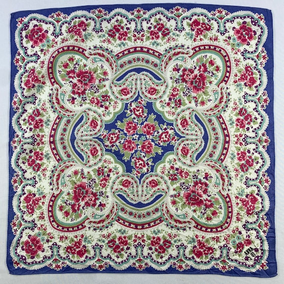 Anna Sui  Handkerchief Bandana Babushka Wrap Auth… - image 1