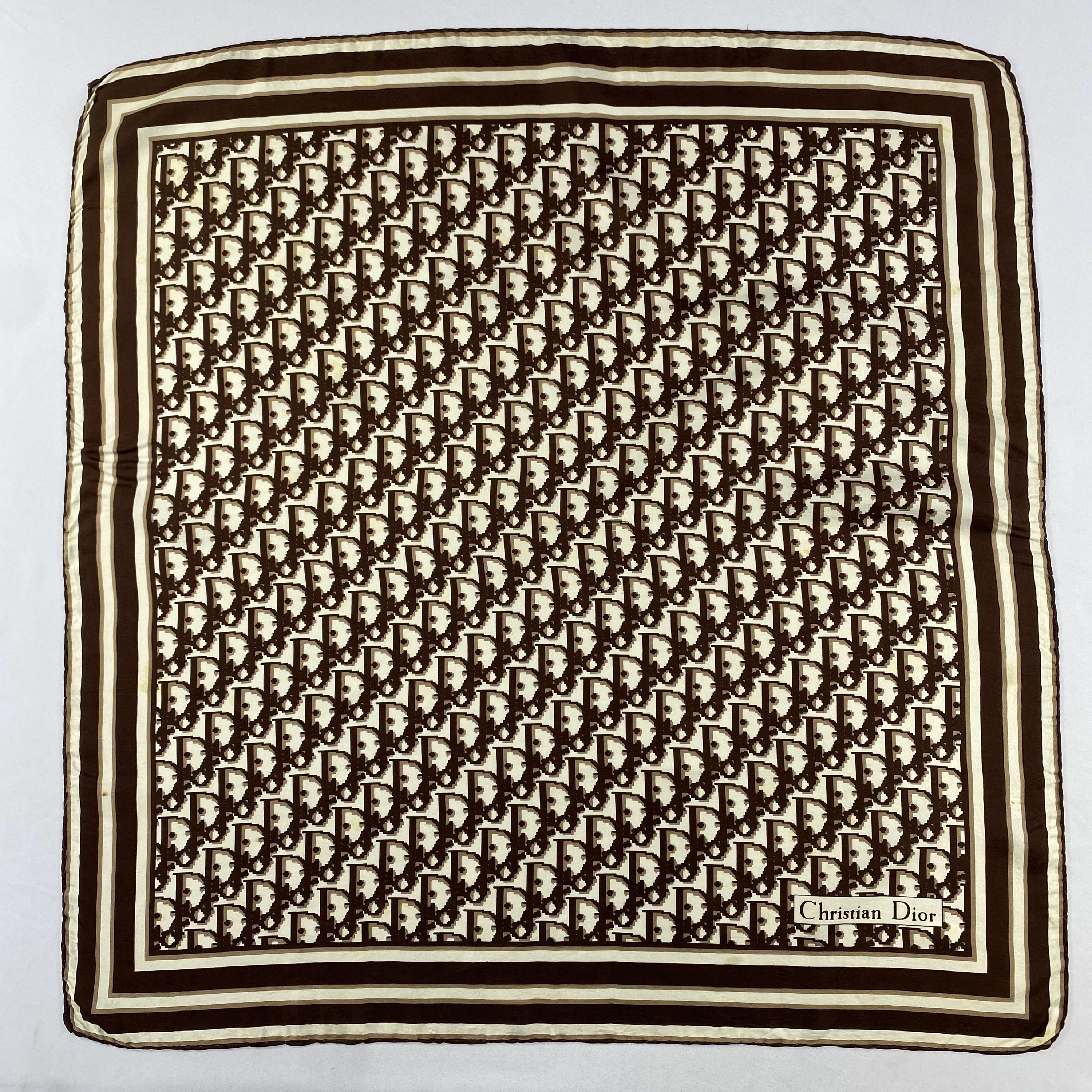 Dior Christian Silk ディオール) (クリスチャン Trotter dior scarf