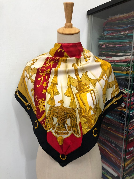Vintage Hermes Soleil De Soie Silk Scarf Vintage Hermes Key Scarf