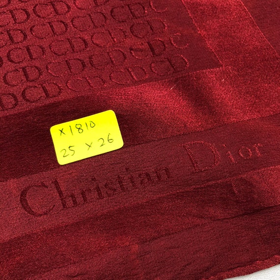 Vintage Christian Dior Silk Scarf Christian Dior … - image 10