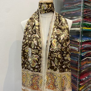 Vintage Yves Saint Laurent Silk Scarf Yves Saint Laurent Silk Muffler Yves Saint Laurent Silk Neck Scarf Yves Saint Laurent Silk Neck Warmer