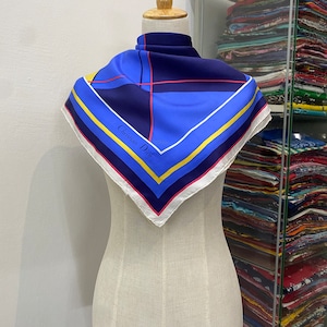Vintage Christian Dior Silk Scarf Christian Dior Shawl Dior Silk Muffler Christian Dior Silk Head Scarf Vintage Dior Scarf Dior Neck Scarf