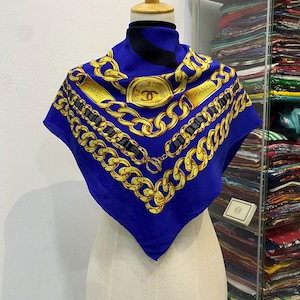 Vintage chanel scarf - Etsy 日本