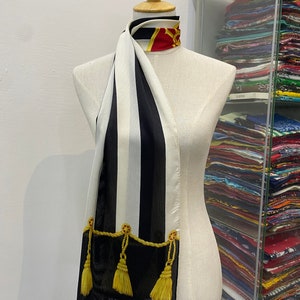 Vintage Yukisaburo Watanabe Scarf, Vintage Silk Muffler, Vintage Neck Scarf, Vintage Neck Accessories, Vintage Italian Scarf,