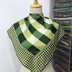 Vintage Kenzo Silk Scarf Kenzo Silk Stole Floral Silk Scarf Vintage Silk Scarf Kenzo Silk Muffler Vintage Kenzo Silk Neckerchief
