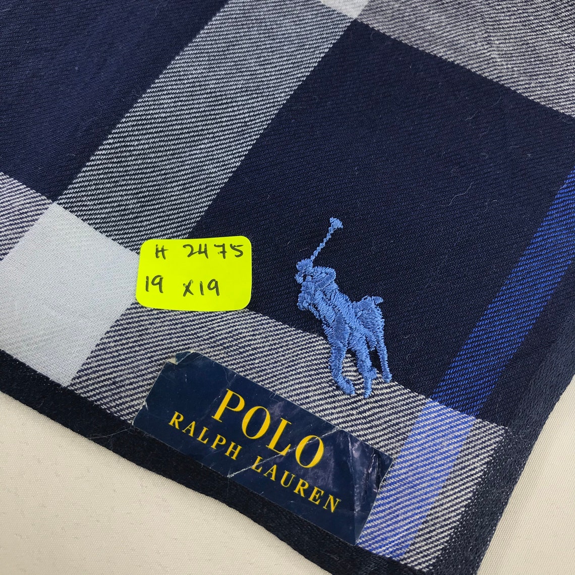 Polo Ralph Lauren Handkerchief Bandana Babushka Wrap Authentic Etsy