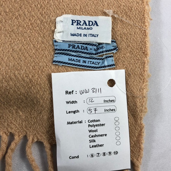 Prada Milano Scarf Mufflervintage Prada Wool Scarf Prada - Etsy Ireland