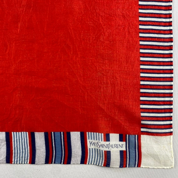 Vintage Yves Saint Laurent Handkerchief, Yves Sai… - image 3