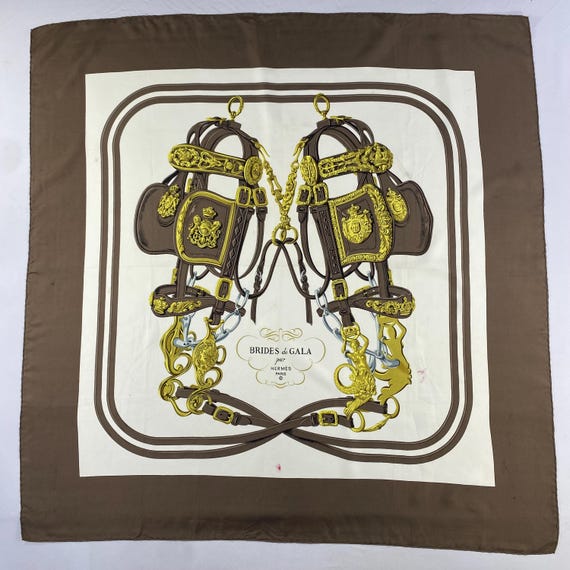 Vintage Hermes Brides De Gala Silk Scarf Vintage Hermes Key Scarf