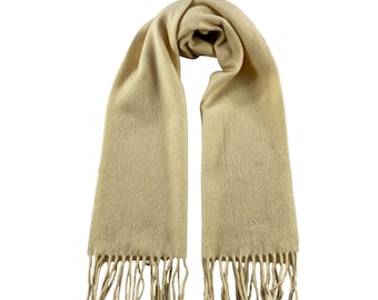 Christian Dior Scarf Muffler Vintage Dior Wool Scarves Dior Unisex