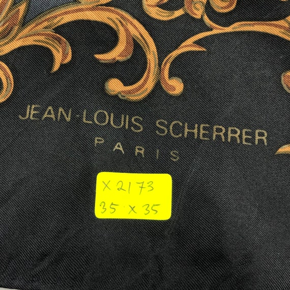 Vintage Jean Louis Scherrer Silk Scarf, Jean Loui… - image 5