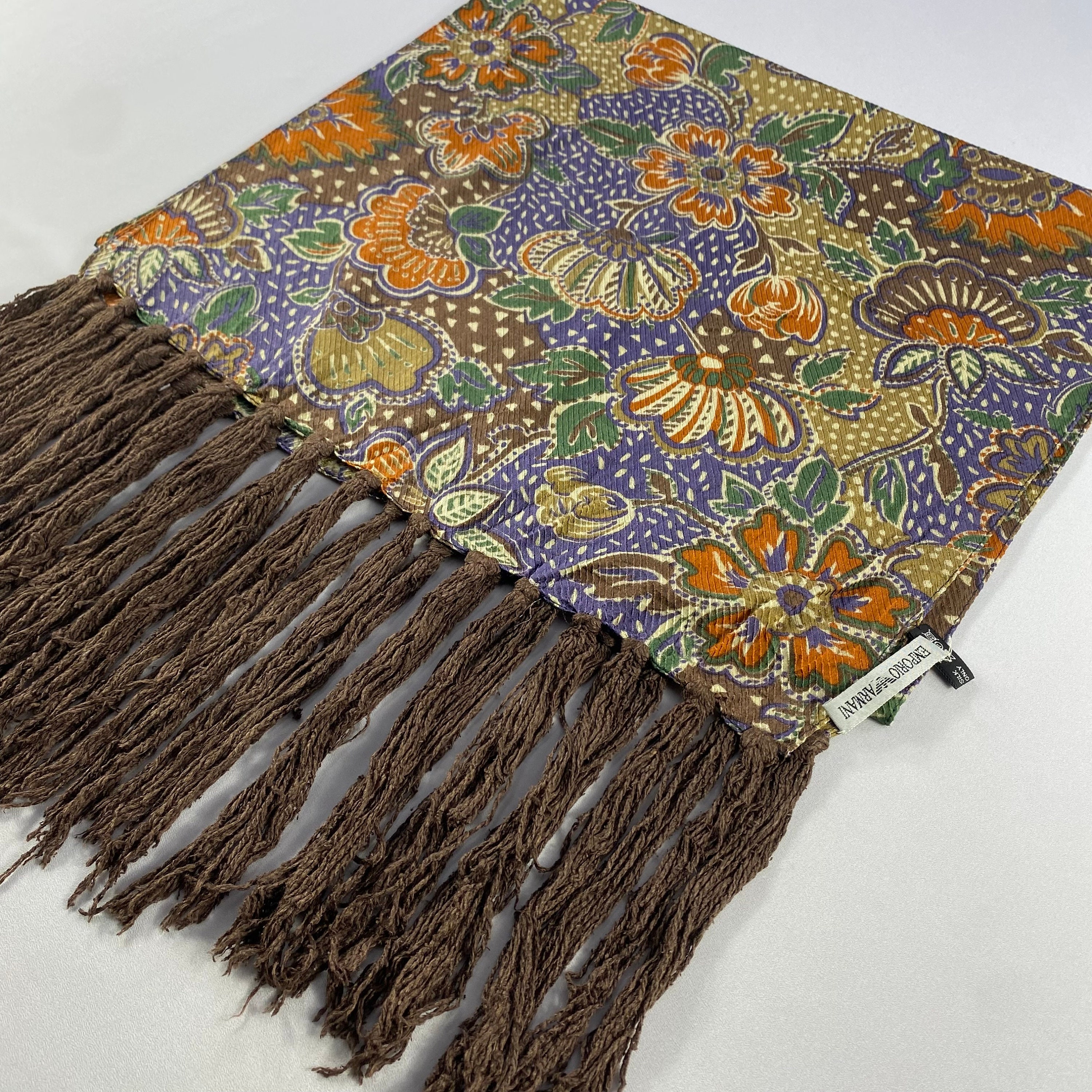 小物 EMPORIO ARMANI stole archive Vintage Emporio Armani Silk Scarf, Emporio Armani Silk Stole