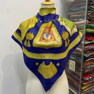 Vintage Hermes Poste et Cavalerie Silk Scarf Hermes Silk Scarf Vintage Hermes Foulards Hermes Square Scarf Vintage Hermes Silk Shawl