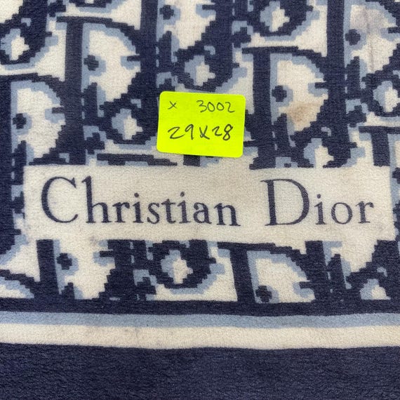 Vintage Christian Dior Trotter Silk Scarf Neckerchief Neckwear