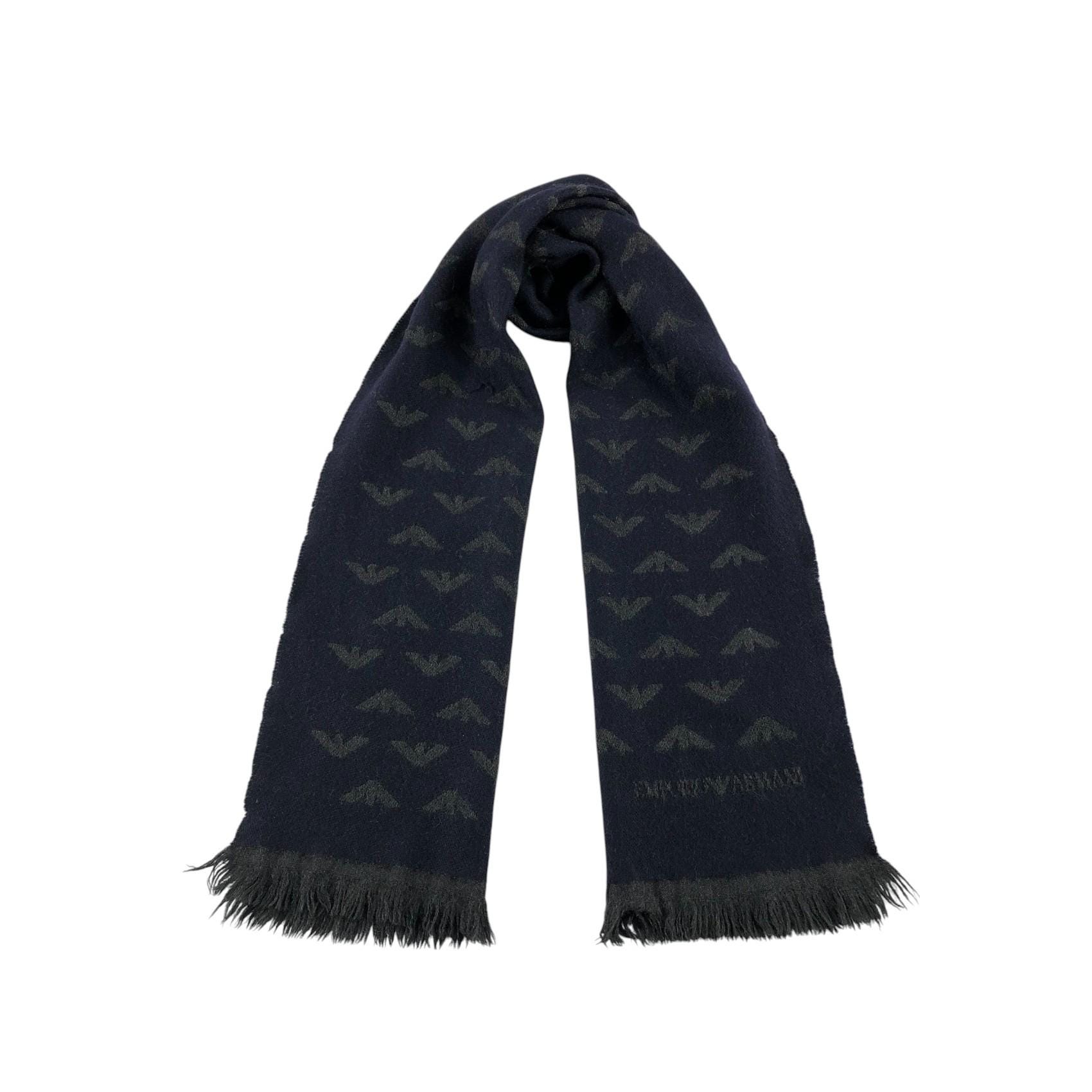 EMPORIO ARMANI ストール Vintage Emporio Armani Scarf Muffler Armani Wool Muffler Vintage