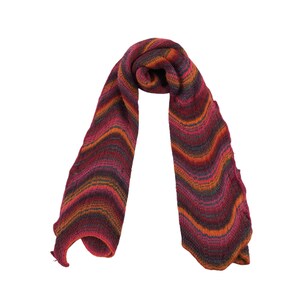Foulard MISSONI Vintage En Soie 85 X 90 Cm - Carré Bleu Occasion Luxe
