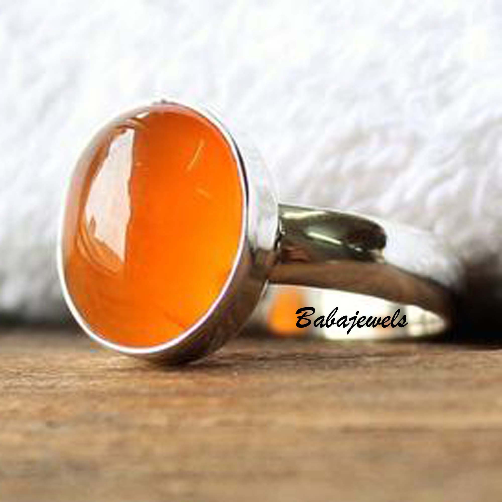 Carnelian Ring 925 Sterling Silver Ring Band Ring Carnelian Etsy