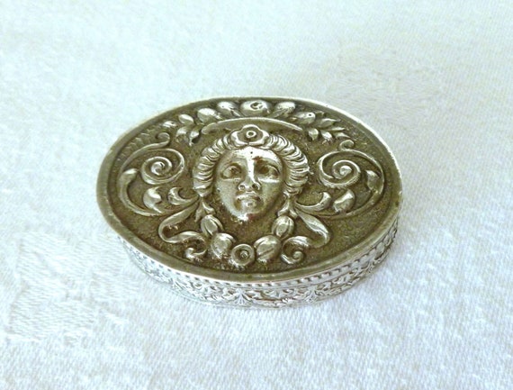 Vintage Fratelli Coppini .800 Italian Silver Pill… - image 1