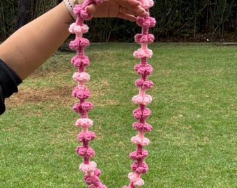 Handmade Crocheted Flower and Maile Leis