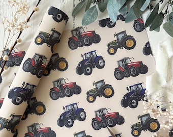 Tractor Wrapping Paper
