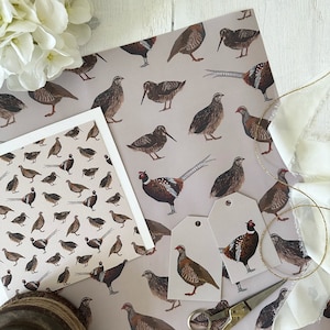 Game Birds Card and Gift Wrap Bundle