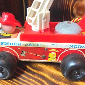 Retro~Vintage! Fisher Price Fire Truck!