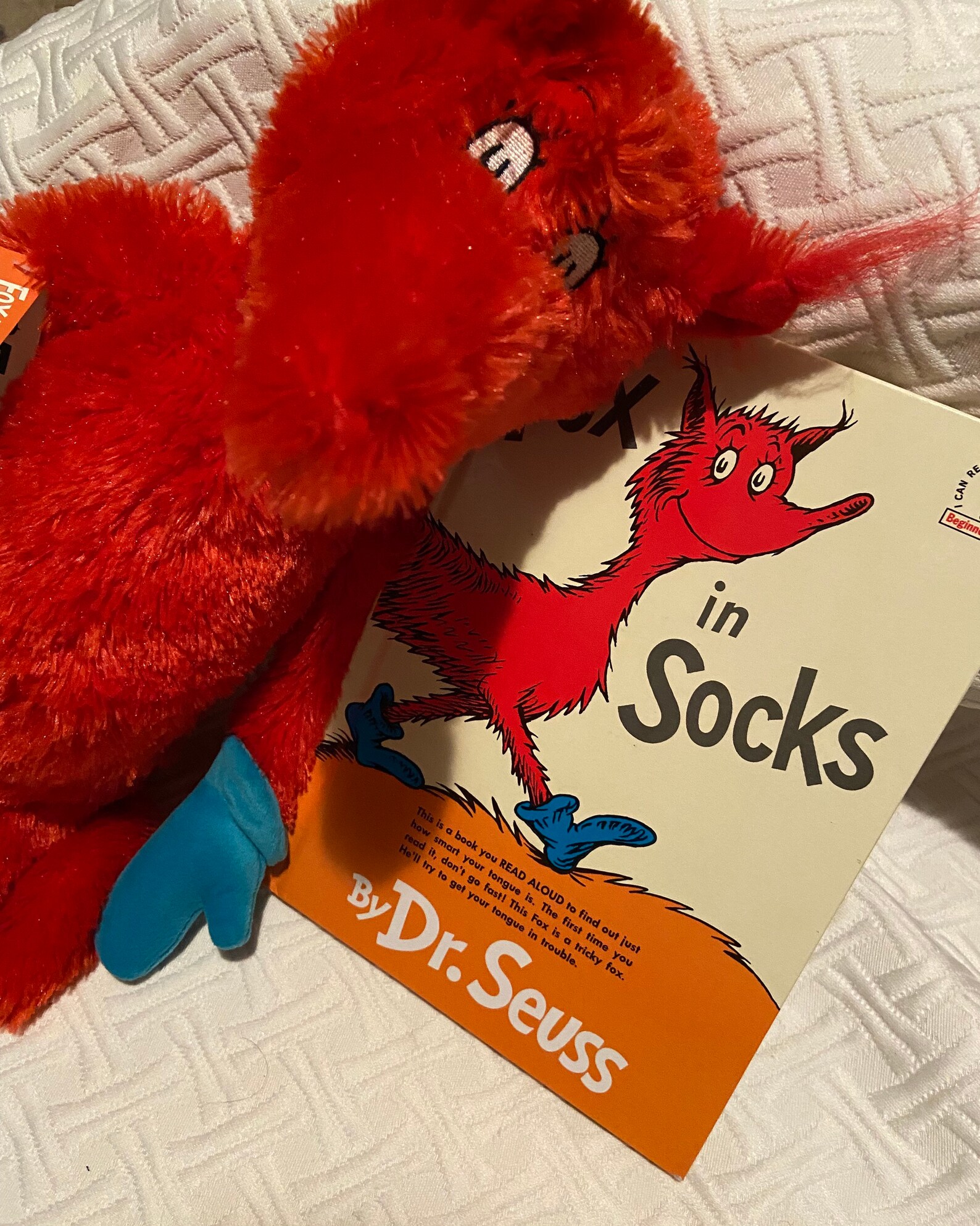 Vintage Dr. Seuss Fox in Socks Book and Stuffed Animal Etsy