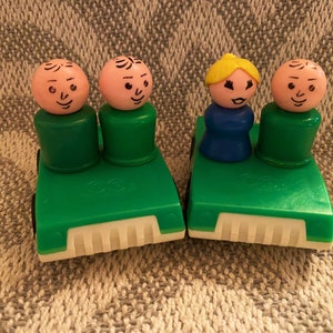 Vintage Little People/Cars! Nostalgic Fisher Price Collectible! From the 70’s! Rare!!