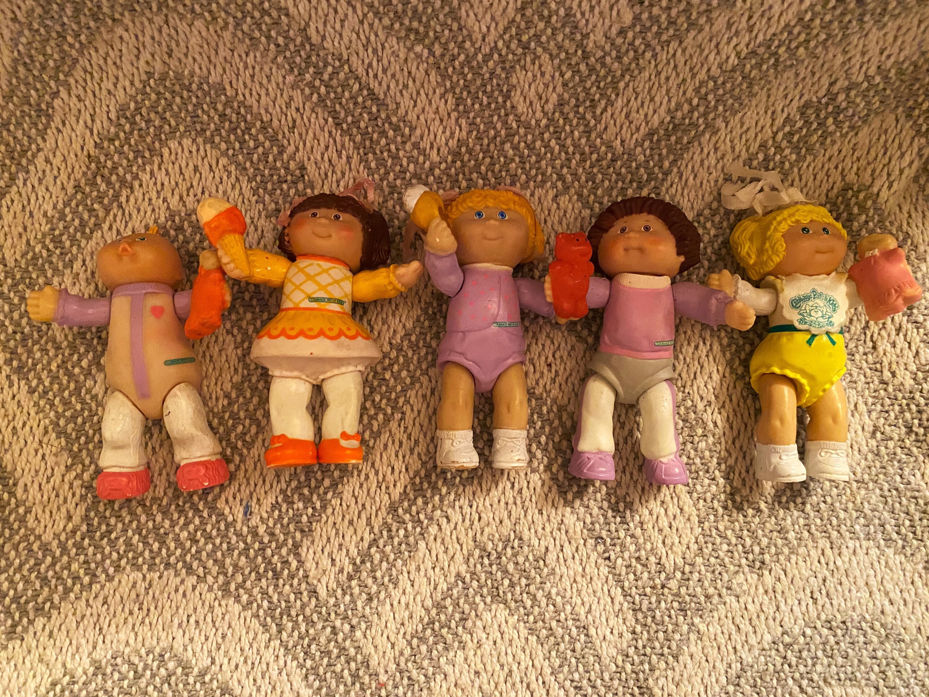 Oh so Vintage Mini Cabbage Patch Kids Figure Set - Etsy