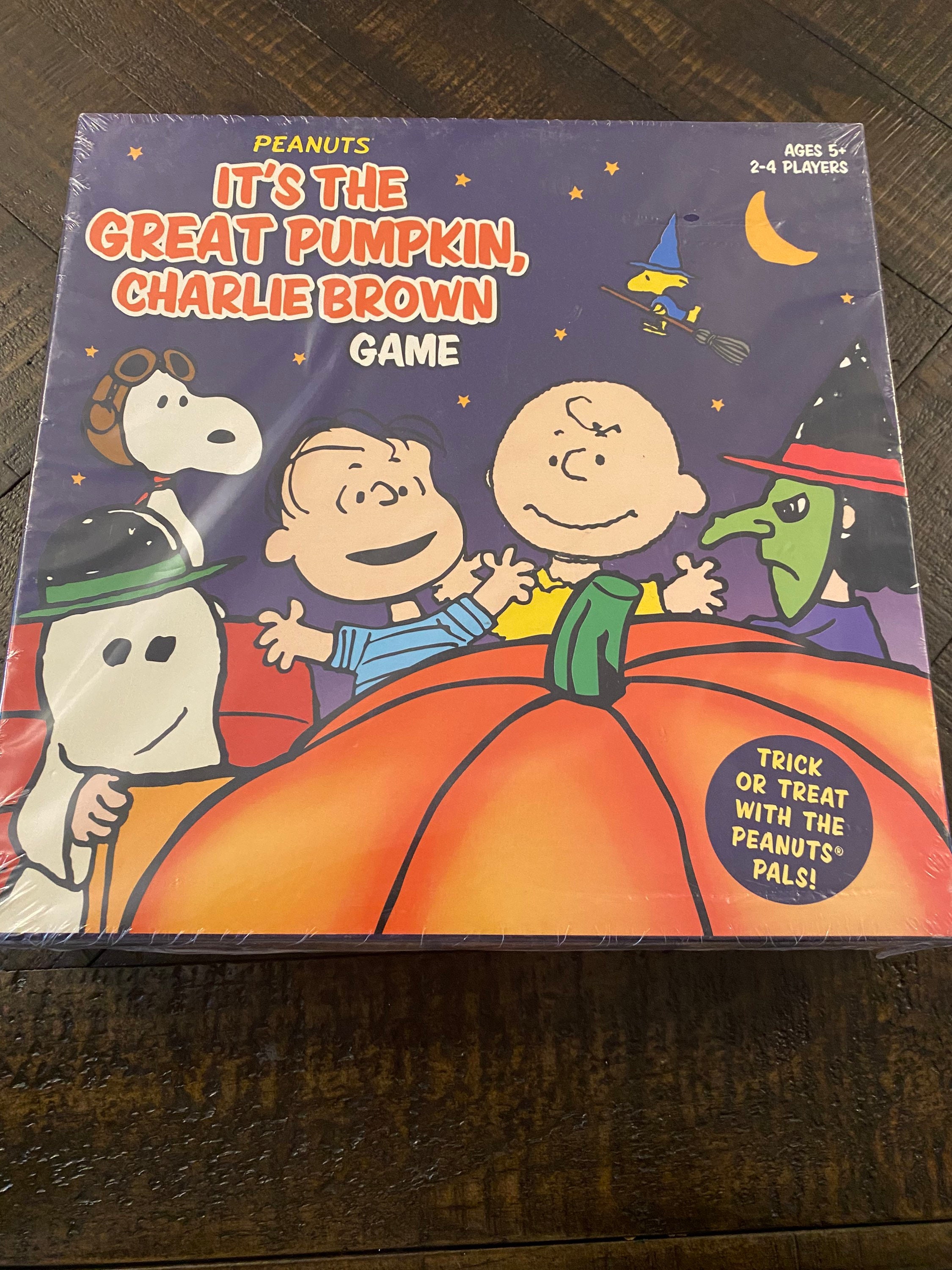 Peanuts Its the Great Pumpkin Charlie Brown Board Game Etsy