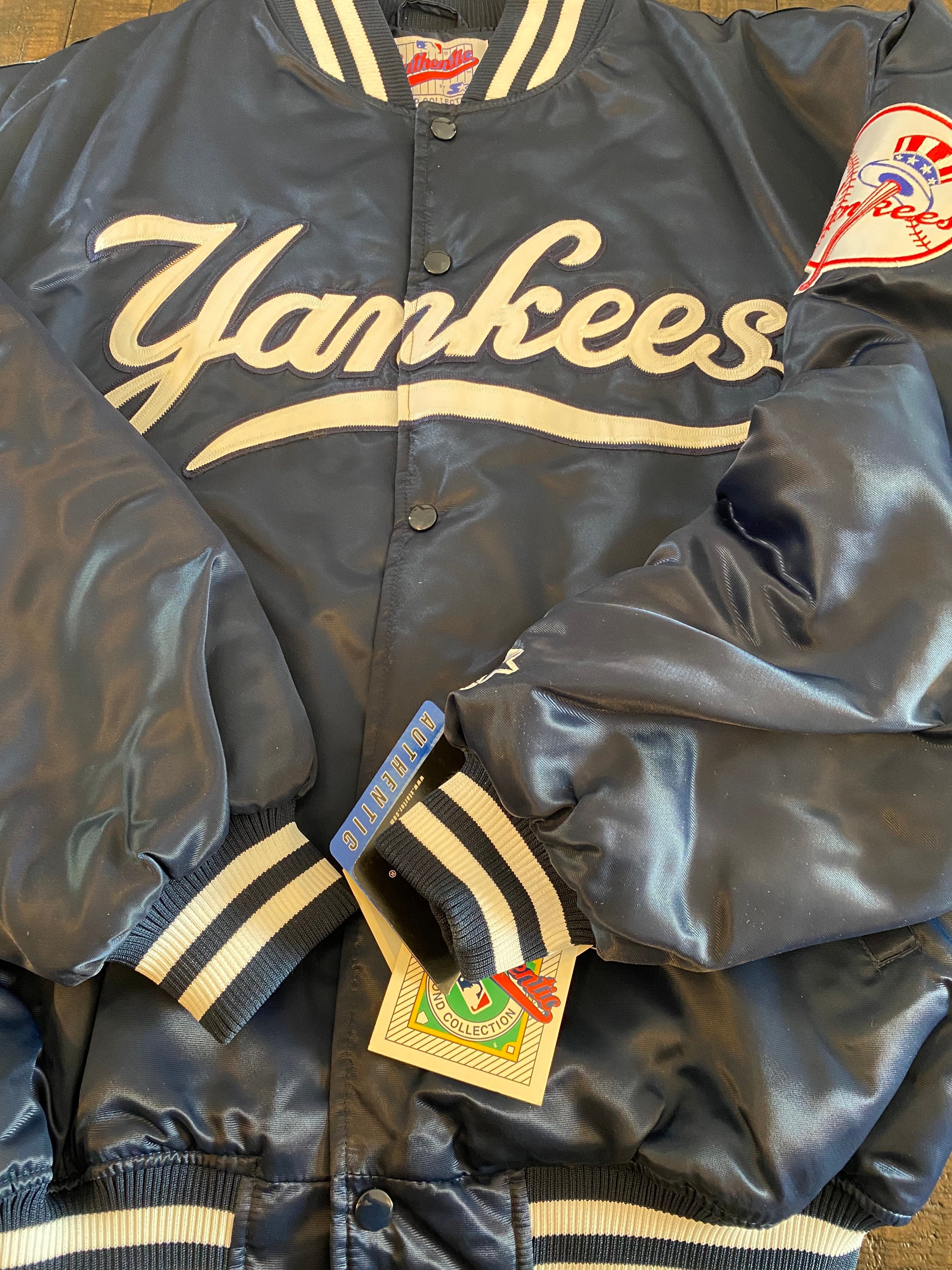 Vintage Yankees Bomber Starter Jacket w/Original Tags! Large Authentic Diamond Collection!!