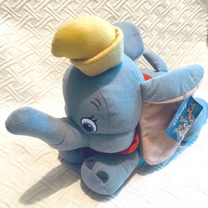 Vintage Disney Dumbo w\Tags Plush!~Simply Adorable!