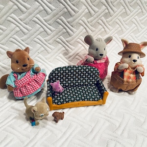 Set~Oh So Vintage! Lil Woodzeez~Calico Critters!