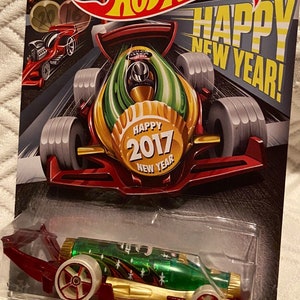 Sealed! Hot Wheels Happy New Year Car! A Hot Wheels Collectible!