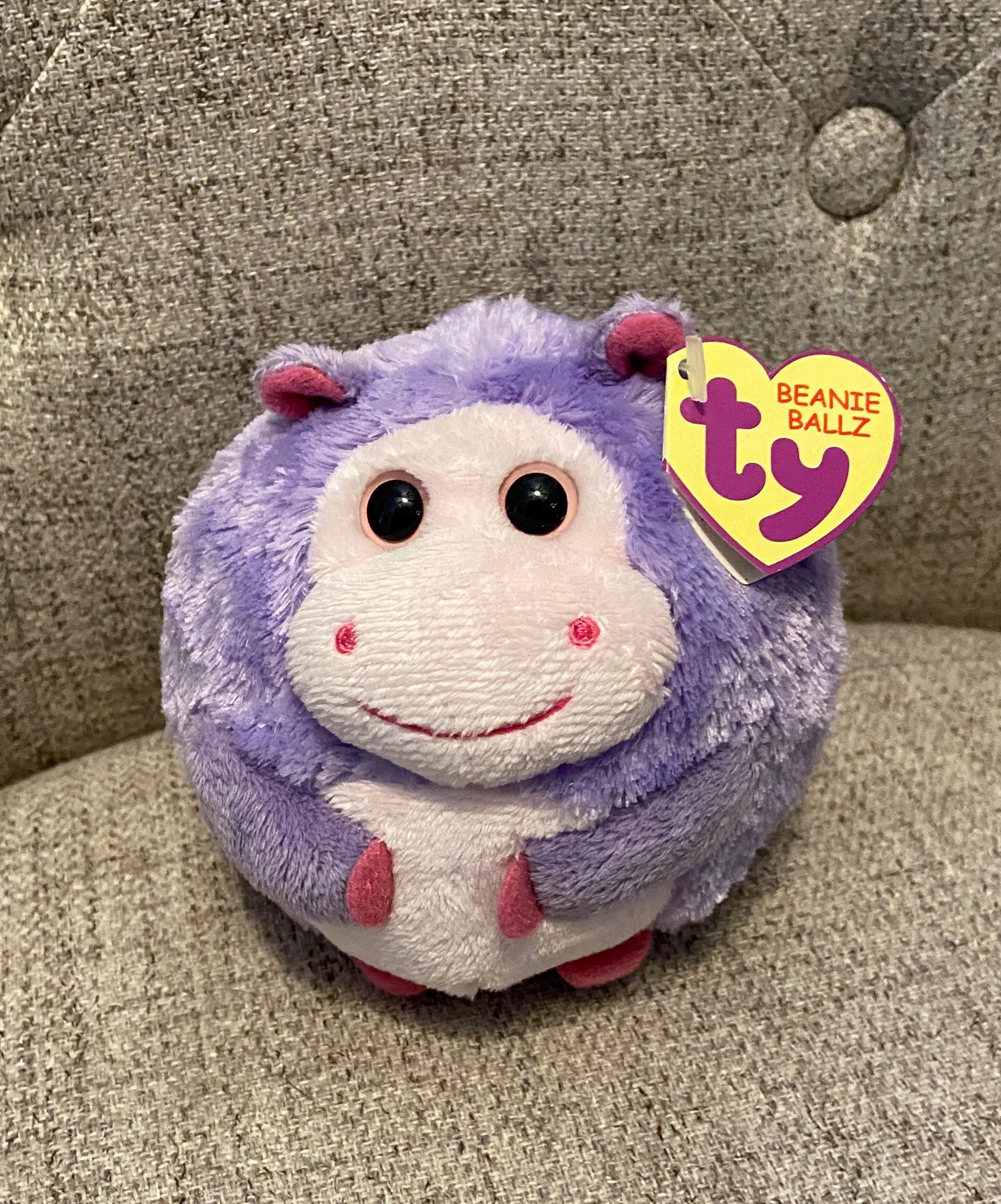 TY Beanie Ballz Beanie Baby~dewdrop Hippo! - Etsy