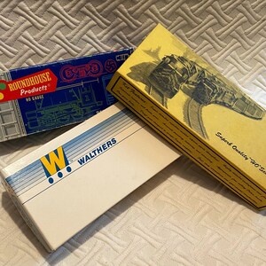 Vintage! Train Box Cars Set! Norfolk and Western Box Car~Waffle Car~Hopper~Train Collectibles!