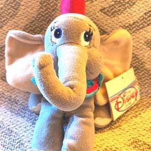 Dumbo Bean Bag Plush w/Original Tag!