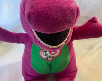 stuffed barney plush toy