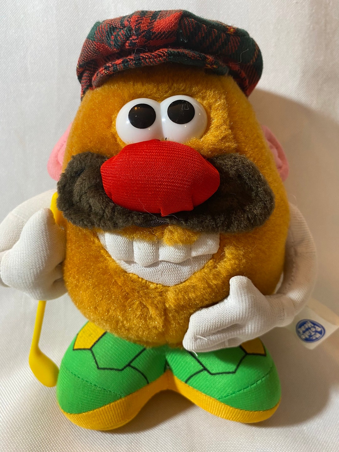 Mr. Potato Head Plush Mr. Potato Head Golfer Plush Vintage Potato Head