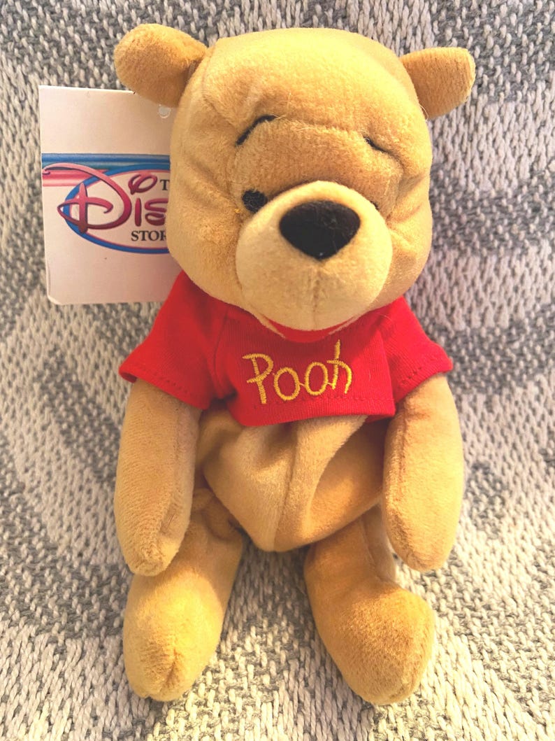 Vintage Disney Plush Collection: Flounder, Pooh, Goofy, Alien, Stitch, Dewey image 3