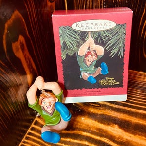 Vintage! 1996 Disney Hunchback of Notre Dame! Infamous Quasimodo! Christmas Ornament!