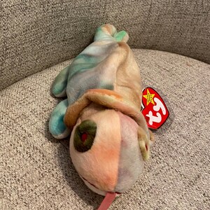 Rainbow~Chameleon~TY Vintage and Rare Beanie Baby! 1997