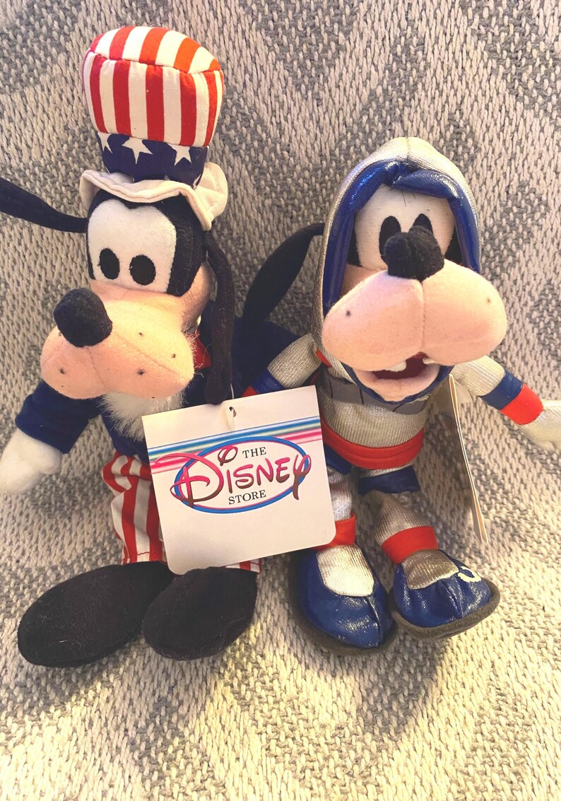 Vintage Disney Plush Collection: Flounder, Pooh, Goofy, Alien, Stitch, Dewey image 5