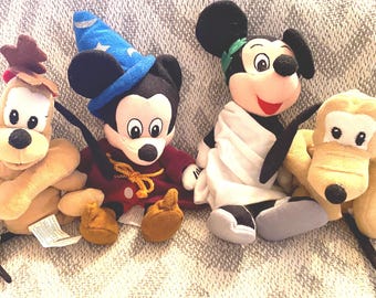 Mickey Mouse and Pluto Plushies-So Nostalgic!