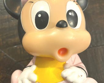 Vintage! 1984 Baby Minnie Mouse Toy! Simply Adorable!