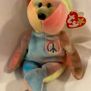 Peace TY Vintage Rare Tag Beanie Baby! 1996